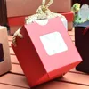 Clear Window miel confiture thé cassonade papier kraft boîte-cadeau Creative Candy Box Avec Corde LX2601