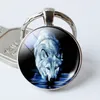 epacket DHL送料無料Wolf Totem Keychain Time GEM DAKR378ミックスオーダーキーチェーンキーチェーン