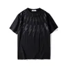 Nowa Moda Męska Stylista Lapel T Shirt Męskie Odzież Odzież Prąd Drukowanie Lato T Koszula Hip Hop Mężczyźni Kobiety Krótki Rękaw Rozmiar S-XXL