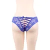 Frauenhöschen Frauen unter Verschleiß Strappy Lace Up Tangas Sous Vetement Femme Aushöhlen Blumentransparente Unterwäsche PS5155