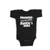 New Mommy Onesie Cotton Short Sleeve Baby Bodysuit Baby Boys Girls Clothes Funny Auntie Baby Clothing 024M18029782458730