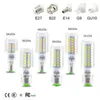 SMD5730 E27 GU10 B22 E14 G9 lampe à LED 7W 12W 15W 18W 20W 220V 110V 360 angle SMD LED Ampoule Led Maïs lumière