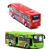 New 1:32 alloy car model high simulation city bus metal diecasts toy vehicles pull back flashing musical free shipping