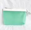 3шт Женщины TPU Цвет Лоскутная большой емкости Cosmetic Bag цвет смешивания Zipper Wash Bag