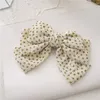 Girls Big Bows Hair Clip Women Leaves Chiffon Bowknot Barrette Boutique Children Floral Hair Accessories Kids 3 layers Bows Hairpin