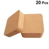20pcs Square Coasters Dampproof Eco-friendly Wooden Heat-resistant Cork Coaster for Bowl Cup Table Y200328280x