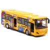 New 1:32 alloy car model high simulation city bus metal diecasts toy vehicles pull back flashing musical free shipping