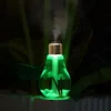 400 ml LED LAMP AIR Ultrasonic luftfuktare Essential Oil Diffuser Atomizer Air Freshener Mist Maker med LED Night Light Bulb8936522