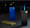 2020 Ultra-thin Metal Flint Lighters Gas Lighter Butane Turbo Jet Lighter Cigar Cigarettes Windproof Lighter Gadgets For Men