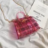 Pvc Clear Jelly Borse per donne Clutch Borse tote borse da donna borse a mano designer carnagra per borse da borsetta sacca