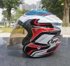 Açık Spor Erkekler ve Kadınlar Kırmızı Motosiklet Yarışı Kask Motosiklet Yarım Kask Dört Seasons Kişilik Açık Yüz Kask2783215