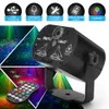 Mini RGB Disco Light DJ LED Laser Etap Projektor Red Blue Green Lampa Usb Rechargeable Wedding Birthday Party DJ Lampa