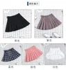 Pleated Mini Skirt Pink Pleated Satin Skirt Women's Fashion Slim Waist Casual Tennis Skirts school Vacation Female summer New