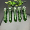 Pipes de vidro fumando fabricar cachimbo de pepino verde soprado à mão