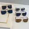 002 Asses جديد أزياء شهيرة شهيرة Sungl Plank Suqare Frame نظارات الرجال البسيطة وغير الرسمية الجودة العليا مع Case298h