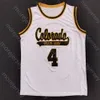 Nova camisa de basquete do estado do Colorado 2020 NCAA College 4 Isaiah Stevens White toda costurada e bordada tamanho S-3XL