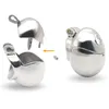 New Stainless Steel Fully Restraint Male Chastity Devices With Thorn RingScrotum Ball StretcherCock CageBDSM Sex Toys For Men6194755