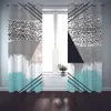 Europejska kurtyna 3D Creative European Blackout Curtain Drapes Luksusowe zasłony salonowe do okna