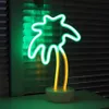 Mode LED Neon Sign Licht Vakantie Kerstfeest Romantische Bruiloft Decoratie Kinderkamer Home Decor Flamingo Maan Eenhoorn Heart256y