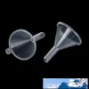 100PCS Travel Plastic Mini Small Funnels For Perfume Liquid Essential Oil Splitter Hot Filling Empty Bottle Packing Tool Transparent