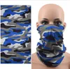 Utomhussporter Seamless Camo Bandana Multifunktionella Headwear Headband Neckwarmer Magic Scarf Neck Gaiter Fiske Face Shield Mask Balaclava