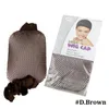 Onzichtbare hoge stretch elastische visnet haarnet pruiken cap voor snood mesh haar weven nylon gewoon klein pakket