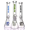 Hookahs Limited Edition Glass Water Bongs ZOB HITMAN MINI BOTMEER BONG 10 "RASTA KLEINE PIPES 18.8 MM DAB Rigs