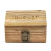 COURNOT Wood Stash Box Natural Handmade Wooden Tobacco and Herbal Storage Boxes Cans Tool Cigarette Container For Smoking Pipe DHL