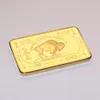 Décorations à domicile Buffalo Gold Bullion United States of America 1 Trony Ounce Bar Collectible Gifts8215700