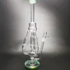 16inch glass water bongs 4 roots honeycomb recycler dab rig 18mm male joint hookahs for smoking accessories