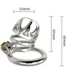 2020c New Men's Stainless Steel Chastity Lock Device Chastity Cage Alternative Stimulating Products