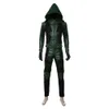 Green Arrow säsong 8 Oliver Queen Cosplay Costume valfri storlek314p