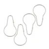 Shower Curtain Glide Rings Hook Clip Small Polished Gourd Buckle Satin Nickel Ball Bath Supplies Bathroom Accessories