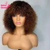 honey blonde afro wig