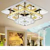 Modern Crystal LED Ceiling Lights Fixture Square Surface Mounting Crystal Ceiling Lamp Hallway Corridor Asile Light Chandelier Cei2078797