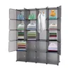 Roupas organizador empilhável plástico armazenamento prateleiras 20 cubo sapato design multifuncional armário modular armário USA Stock