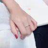 S925 argento di lusso anelli da donna di zircone Twinkle fidanzamento propongono trasporto di qualità superiore ad alta tecnologia Danza libera del partito r