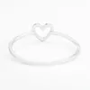 Простые выдалбливают Love Heart Ring Красивые Золотые Серебряные Свадебные Пары Сердце ювелирные изделия кольца невесты Размер 6 7 8 9 10 для женщин Девушка Валентина подарок