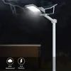 Solar LED Street Lampa 100W 150W 200W 300W Hög ljusstyrka 5730 IP65 Utomhus Översvämningsljus för Garden Yard Road