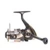 Artigos de pesca Full Metal Spinning Reel Saltwater Sea Handtright Hand para roda de pesca de carpa 521 Razão de alta marcha6402684