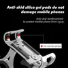 Full aluminiumlegering Mobiltelefonhållare står för cykelmotorcykelmetall Mountainbike Road Bike Phone Holder