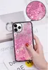 Ciecz Quicksand Bling Case Glitter Diamond Flowers Butterfly Telefon Pokrywa dla iPhone 11 Pro Max 7 8 Plus X XR XS SE2