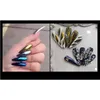 Tamax NAF004 12pcs Natural transparent false nails tips Acrylic UV Gel Manicure Artificial suprer length logo Fake Nail Art Tip7097510