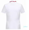 Fashion- 여름 이탈리아 티 T 셔츠 디자이너 폴로 셔츠 하이 스트리트 자수 가터 뱀 작은 꿀벌 인쇄 의류 남성 폴로 셔츠
