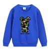 Детский осенний свитер 039s, новый стильный детский топ 039s с длинными рукавами, модный пуловер для мальчиков и девочек1863362