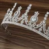 Luxo Bridal Crown Tiaras Sparkle Diamantes Royal Casamento Headbands Noivas Acessórios De Cabelo Princesa Headpieces Prom Queen Pageant Al6644