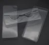 3pcs/set Transparent Plastic Eyelashes Packaging Box Fake Eyelash Tray Storage Cover Single Case with 2 pcs Transparent Lid Clear Tray