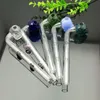 Smoke Pipes Hookah Bong Glass Rig Oil Water Bongs Double fulcrum colored skeleton glass curved pot