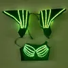 Lumière LED corset gilet gilet discothèque bar DJ DS GOGO danse scène performance costume fête festival carnaval outfit1209Y