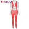 PinePear Bandage Jumpsuit Women Sexy Sportswear Gym Mask Romper Sport Clothing Autumn Tracksuit Yoga Set Fitness Suit Whole4292489